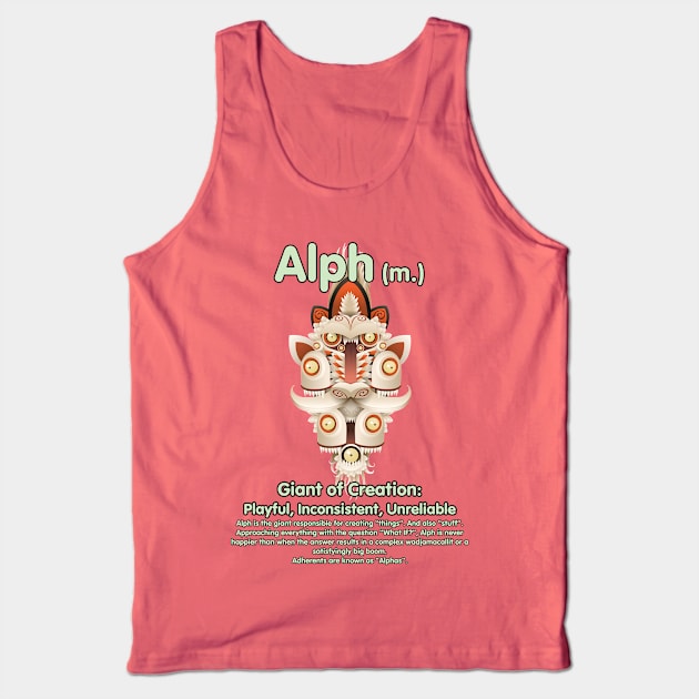 Alph Tank Top by Justwillow